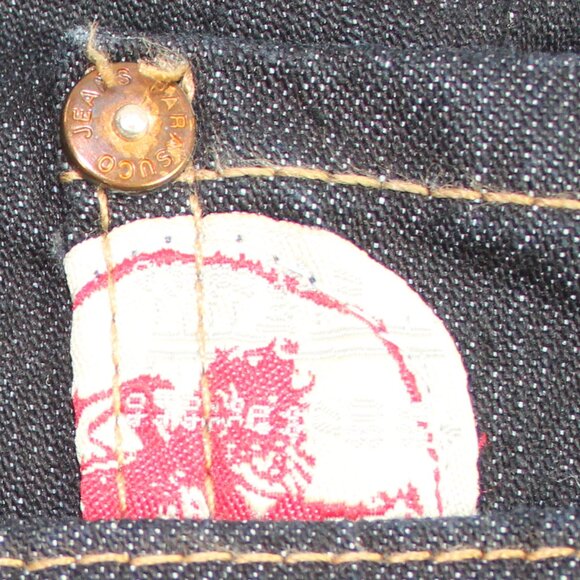 Parasuco Denim Legend Dark Indigo Blue Jeans Size 13 (Ultra-Tall) - Picture 11 of 12